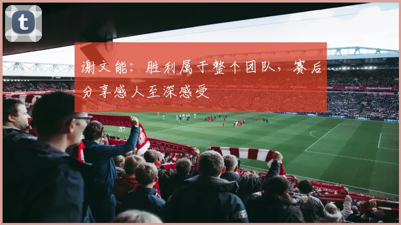 谢文能:胜利属于整个团队,赛后分享感人至深感受
