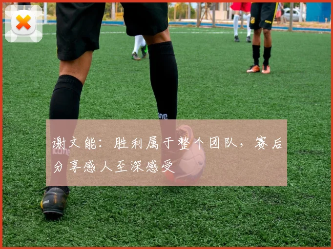 谢文能：胜利属于整个团队，赛后分享感人至深感受
